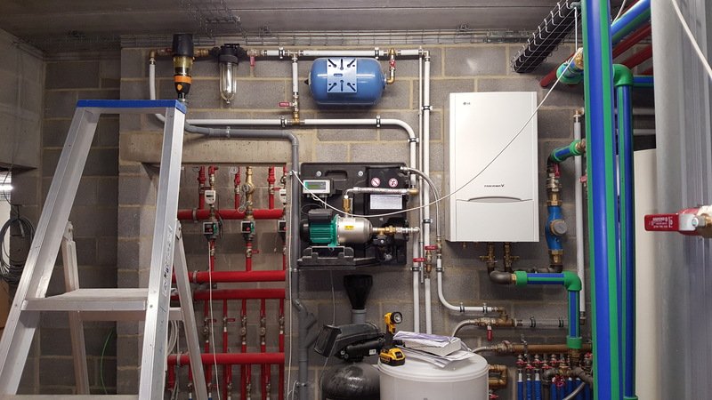 Réalisation dans le privé - Installation d'un chauffage avec Jeanfils