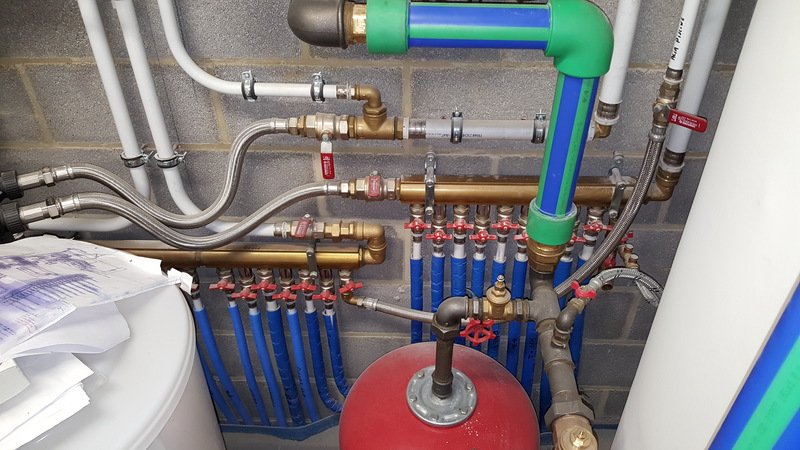 Réalisation dans le secteur privé - Pose d'un système de chauffage avec Jeanfils ( à Liège)